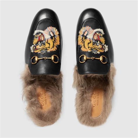 mules pelo gucci|designer gucci slippers for men.